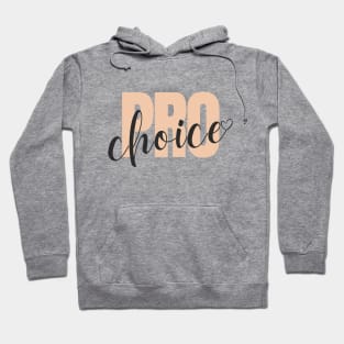 Pro-choice with love Hoodie